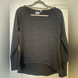 Dark gray Athleta long sleeve top size S